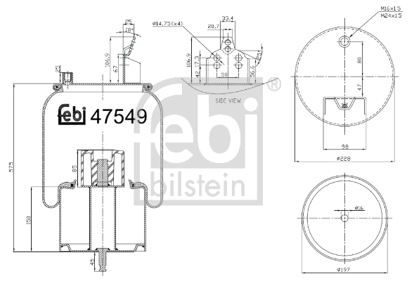Bellow, air suspension